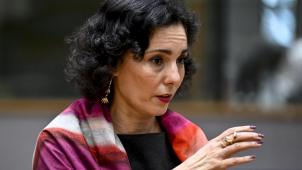 <p>Jetzt noch das „mündliche Examen“ im EU-Parlament bestehen: Hadja Lahbib</p>