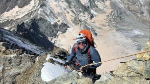 <p>Sander Van Poeck in den Alpen</p>