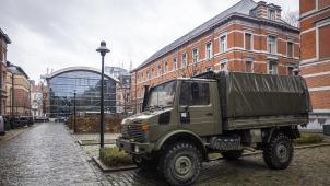 <p>Ein Blick auf die Königliche Militärakademie in Brüssel</p>