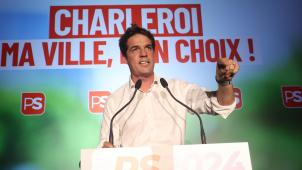 <p>Thomas Dermine hatte die PS-Liste in Charleroi angeführt.</p>