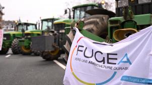 <p>Bauernprotest im Januar in Namur</p>