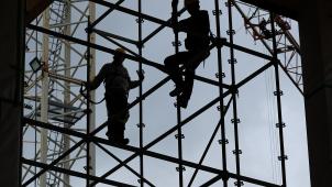 <p>Auch im Bausektor sind die Zahlen rückläufig.</p>
