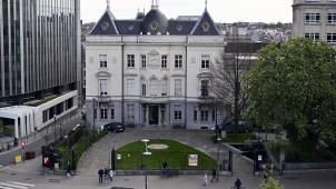 <p>Ein Blick auf dasRathausder Brüsseler GemeindeSaint-Josse-ten-Noode</p>