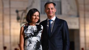 <p>Alexander De Croo mit seiner Frau Annik Penders</p>