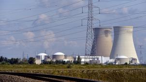 <p>Ein Blick auf das Atomkraftwerk in Doel</p>