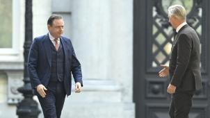 <p>Ende Dezember hatte Bart De Wever (links)dem König zuletzt Bericht erstattet.</p>
