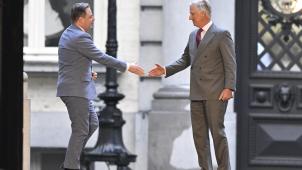 <p>Die letzte Audienz beim König als Regierungsbildner?</p>