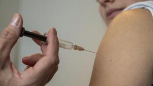 <p>HPV-Impfung in einer Frauenarztpraxis</p>