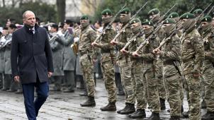 <p>Theo Francken bei seinem Besuch in Evere</p>
