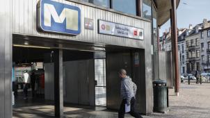 <p>Ein Blick auf die Metrostation Saint-Guidon</p>