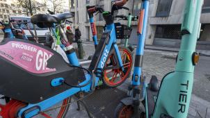 <p>Zwei Millionen Belgier nutzen Sharing-Bikes und E-Scooter.</p>
