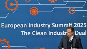 <p>De Wever bei der Vorstellung des „Clean Industrial Deal“ in Antwerpen</p>