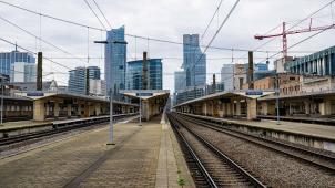 <p>Ein Blick auf den Brüsseler Nordbahnhof</p>