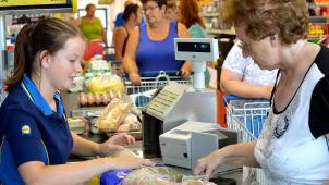 <p>Die Lebensmittelinflation im Supermarkt setzt sich unentwegt fort.</p>
