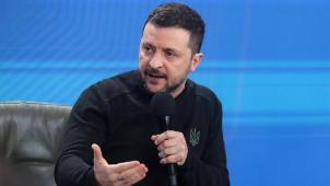 <p>Der ukrainische Präsident dementierte die Aussagen.</p>