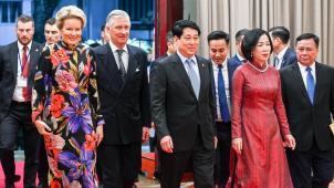 <p>König Philippe und Königin Mathilde zu Besuch in Vietnam.</p>