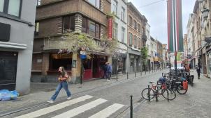 <p>Ein Blick von außen auf das traditionsreiche Café</p>