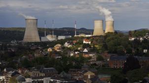 <p>Ein Blick auf das AKW in Tihange</p>
