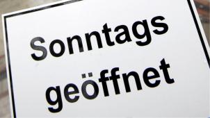 <p>Viele Einzelhandlsgeschäfte dürfen sonntags öffnen.</p>
