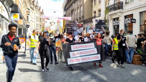 <p>Die Tierschutzorganisation Animal Rights organisierte den Protest anlässlich des Welt-Tierversuchstages.</p>
