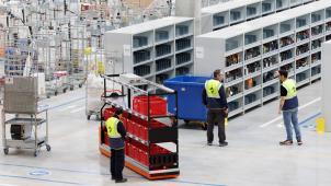 <p>Einkaufen rund um die Uhr: Delhaize hat ein Hightech-Logistikzentrum eröffnet.</p>