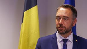 <p>Außenminister Maxime Prévot</p>
