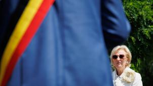<p>Prinzessin Astrid bei der Einweihung der Vortex-Wasserkraftanlage in Lessen – ein Pilotprojekt für grüne Energie im Kleinformat.</p>