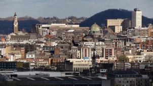 <p>Ein Blick auf die Stadt Charleroi</p>