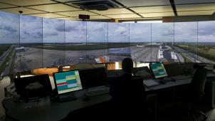 <p>Das Digital Tower Testzentrum der Flugsicherung Skeyes in Steenokkerzeel</p>