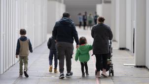 <p>Flüchtlingsfamilie</p>
