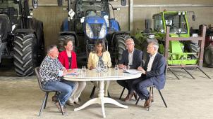 <p>Runder Tisch im Vorfeld der Landwirtschaftsmesse4 in Libramont zur Lage der wallonischen Landwirtschaft</p>
