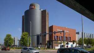 <p>Ein Blick auf die Braurerei von AB InBev in Löwen</p>