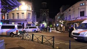 <p>Polizeieinsatz nach einer nächtlichen Schießerei im April dieses Jahres in Anderlecht</p>
