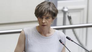 <p>Regionalministern Cieltje Van Achter ist in Flandern für die Politik in der Haupststadt zuständig.</p>