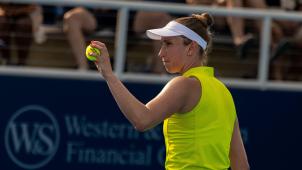 <p>Ab Sonntag nimmt Elise Mertens die US Open in Angriff</p>