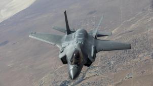 <p>Ein F-35-Flieger in Aktion</p>