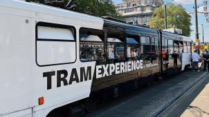 <p>Haute Cuisine auf Rädern: Gourmet-Straßenbahn fährt wieder durch Brüssel.</p>