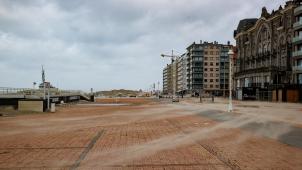 <p>Auch in der Küstengemeinde Nieuwpoort wird es stürmisch.</p>