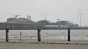 <p>Ein Blick auf den LNG-Terminal in Zeebrügge</p>