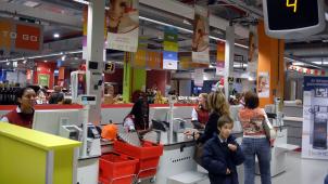<p>Delhaize-Supermarkt</p>
