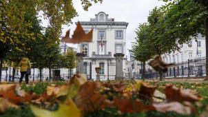 <p>Walibi war gestern - heute herrscht Herbststimmung am Amtssitz des Premierministers.</p>