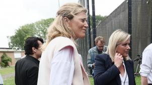 <p>Justizministerin Annelies Verlinden (l)und Ministerin Vanessa Matz</p>