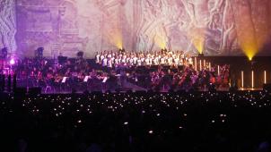 <p>Ein Schnappschussaus dem Jahr2018, aufgenommen im Antwerpener Sportpaleis: „Night of the Proms“ wird 40.</p>