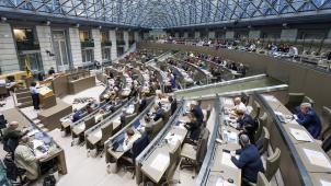 <p>Das Plenum des flämischen Parlaments</p>