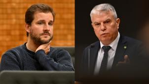<p>Andreas Jerusalem (links) befragte im PDG Gregor Freches (rechts).</p>
