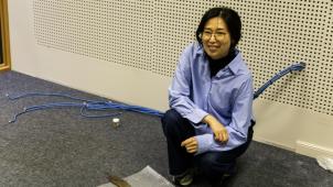 <p>Die Künstlerin Jungwoon Kim stellt bis zum 22. Februar im IKOB aus.</p>