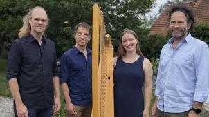 <p>Von links nach rechts: Wolfgang Delnui, Paul Pankert, Lise Vandersmissen und Christian Klinkenberg</p>