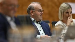 <p>Das Bild zeigt die Vivant-Fraktionsmitglieder Marco Hoffmann und Elena Peters</p>