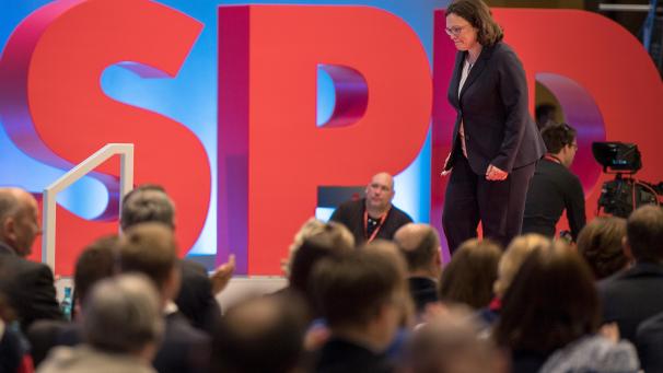 <p>Andrea Nahles hat ihren politischen Überlebenskampf nach dem Desaster bei der Europawahl verloren. Neben der Zukunft der Partei steht jetzt auch die der Regierungskoalition auf dem Spiel.</p>