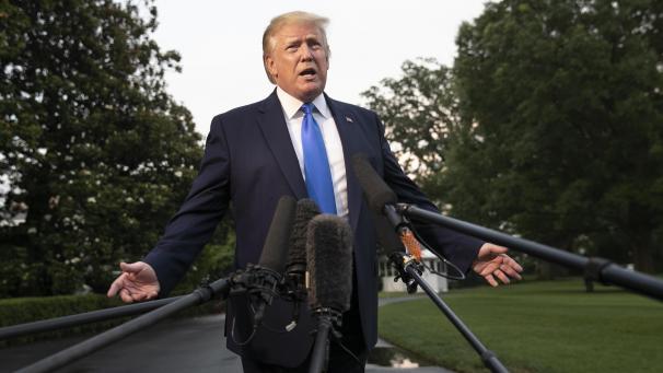 <p>Donald Trump reist mit seiner Frau Melania im Juni 2019 zum Staatsbesuch nach London und trifft die Queen.</p>